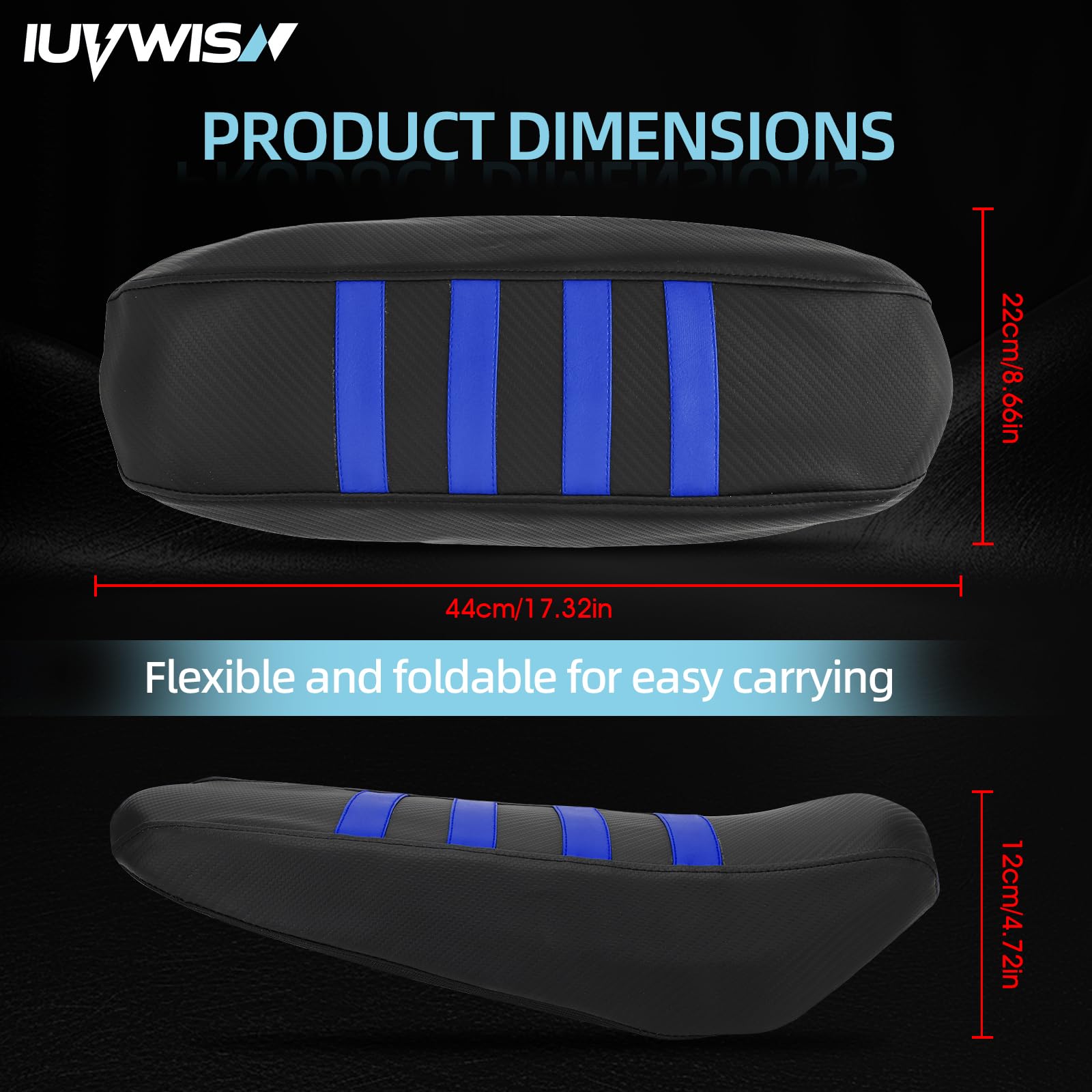 Monro モンロー Round Cusion Oversized Ivory Boucle Cylindrical